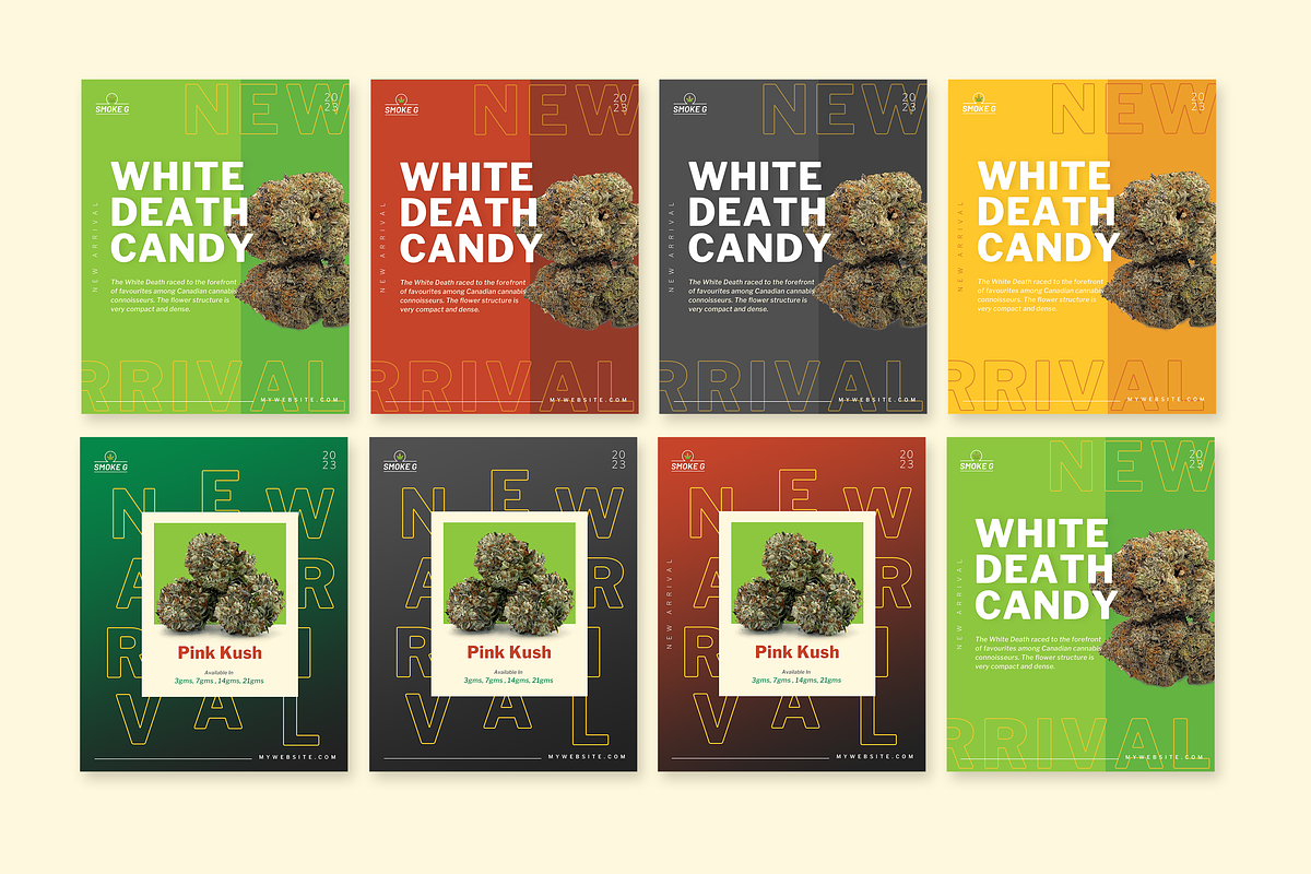 Smoke G | Cannabis Instagram Pack, a Social Media Template by byalikhan (Photo 3 of 9)
