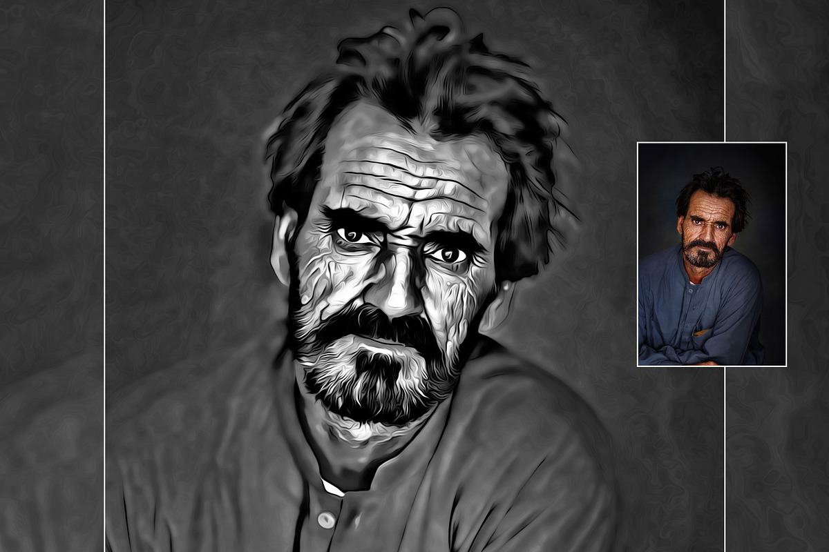 Realistic Oil Painting Art, an Action Add-On by U_Design (Photo 3 of 15)