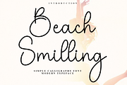 Beach Smilling, a Handwritten Font by InermediaSTUDIO (Thumbnail 1 of 8)