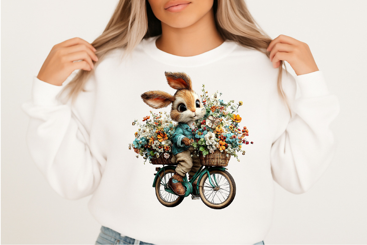Whimsical Easter Animal Clipart, an Illustration by Craft Nest (Photo 7 of 11)
