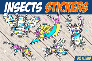 Insects Stickers