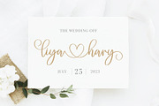 Raelyn - Lovely Script Font, a Script Font by Jozoor (Thumbnail 3 of 8)