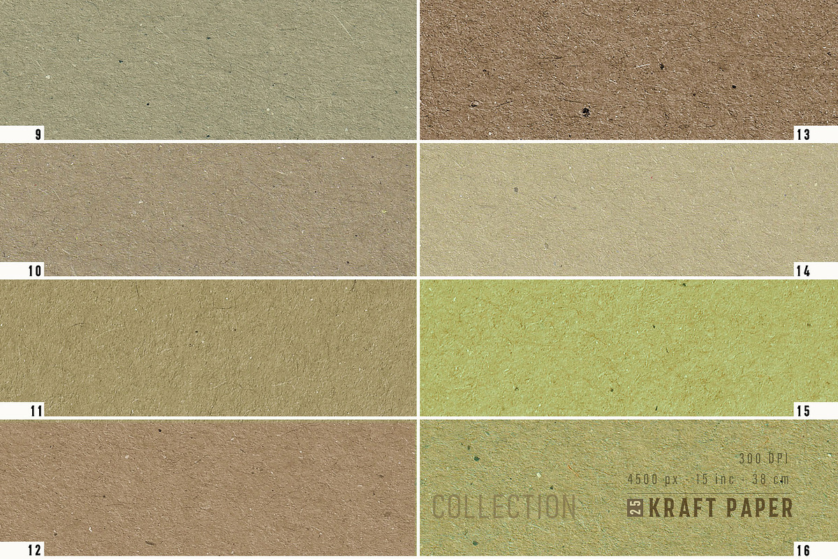 Kraft Paper Set, a Background Graphic by Suna Kosem (Photo 3 of 19)