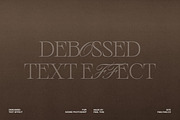 Debossed Paper Text Effect, a Packaging Mockup by Feel This (Thumbnail 1 of 4)