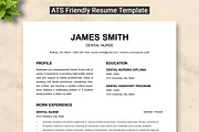 Dental Nurse Resume Template, a Resume Template by ResumeInventor (Thumbnail 1 of 9)