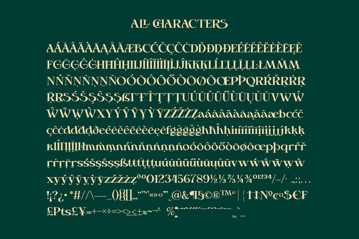 Belma Moghena - Decorative Serif, a Serif Font by Bring To Type (Photo 9 of 10)
