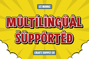 CS Nomic – Comic Font, a Sans Serif Font by Craft Supply Co. (Thumbnail 5 of 8)
