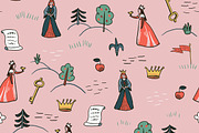 Fantasy Kingdom Dragons Bundle, a Pattern Graphic by GooseFrol (Thumbnail 17 of 22)