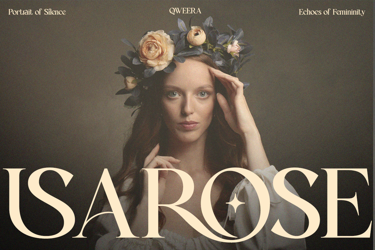 Qasela - Retro Stylish Serif Font, a Serif Font by Qweera Studio (Photo 6 of 12)