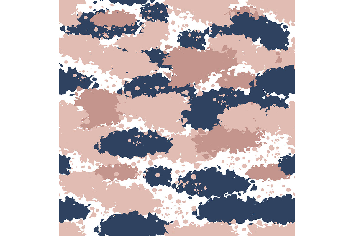 Seamless brown camo color pattern, a Pattern Graphic by RoMashkaVector
