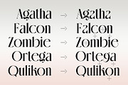 glossy - a modern serif, a Serif Font by INKSUN™ (Thumbnail 7 of 11)