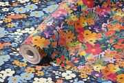 6 Whimsical Floral Seamless Patterns, a Pattern Graphic by Ninterints (Thumbnail 11 of 14)