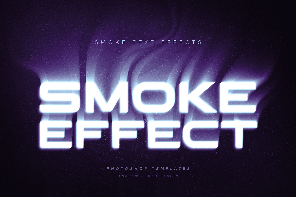 Smoke Effects for Text and Logos, a Layer Style Add-On by Andrew Skoch Design (Photo 5 of 9)