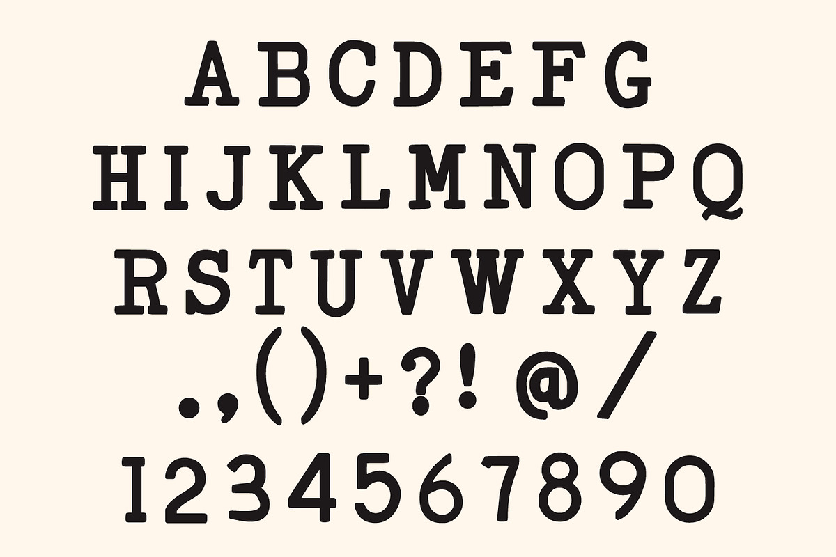 Capital Heritage, Vintage Serif Font, a Slab Serif Font by Fourteen Letter (Photo 4 of 5)