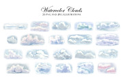 Watercolor Sky and Clouds. Patterns, a Decorative Illustration by Slastick (Thumbnail 3 of 8)