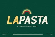 Lapasta Typeface, a Sans Serif Font by Vultype Co. (Thumbnail 1 of 10)