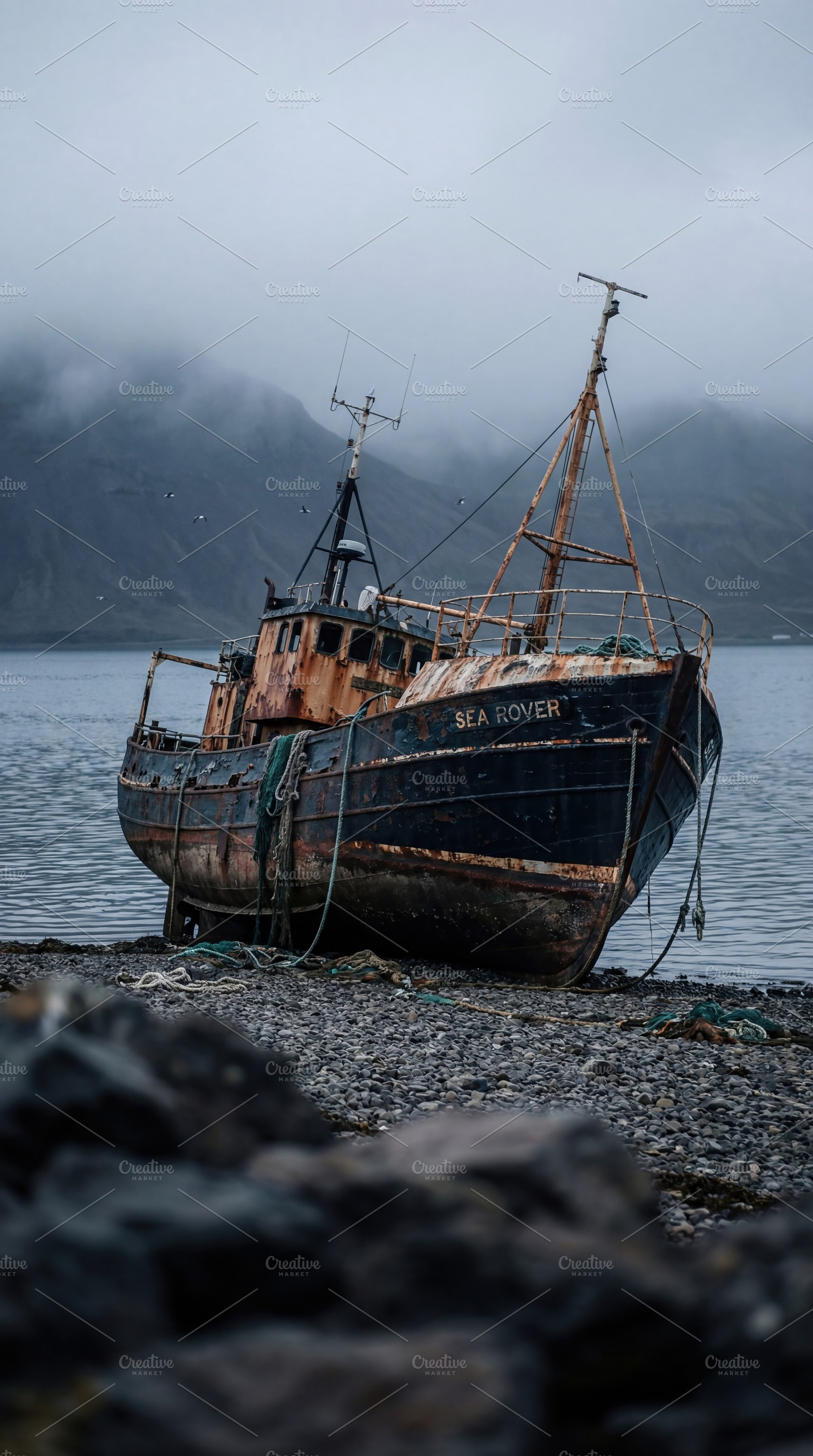 Abandoned Fishing Boat Sea Rover, a Transportation Photo by Virgo Studio