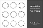 9 Floral Wreaths, a Brush Add-On by Solana (Thumbnail 1 of 2)