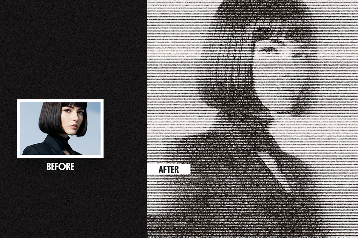 Bad Scan Square, Poster Photo Effect, a Layer Style Add-On by dokudokunomi (Photo 2 of 4)