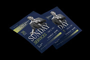 Minimalist Sunday Church Flyer, a Flyer Template by Neermana (Thumbnail 3 of 4)