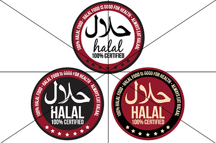 Halal Icon / Label / Badge