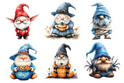Halloween Gnomes Clipart, an Illustration by Daily.Designs (Thumbnail 4 of 4)