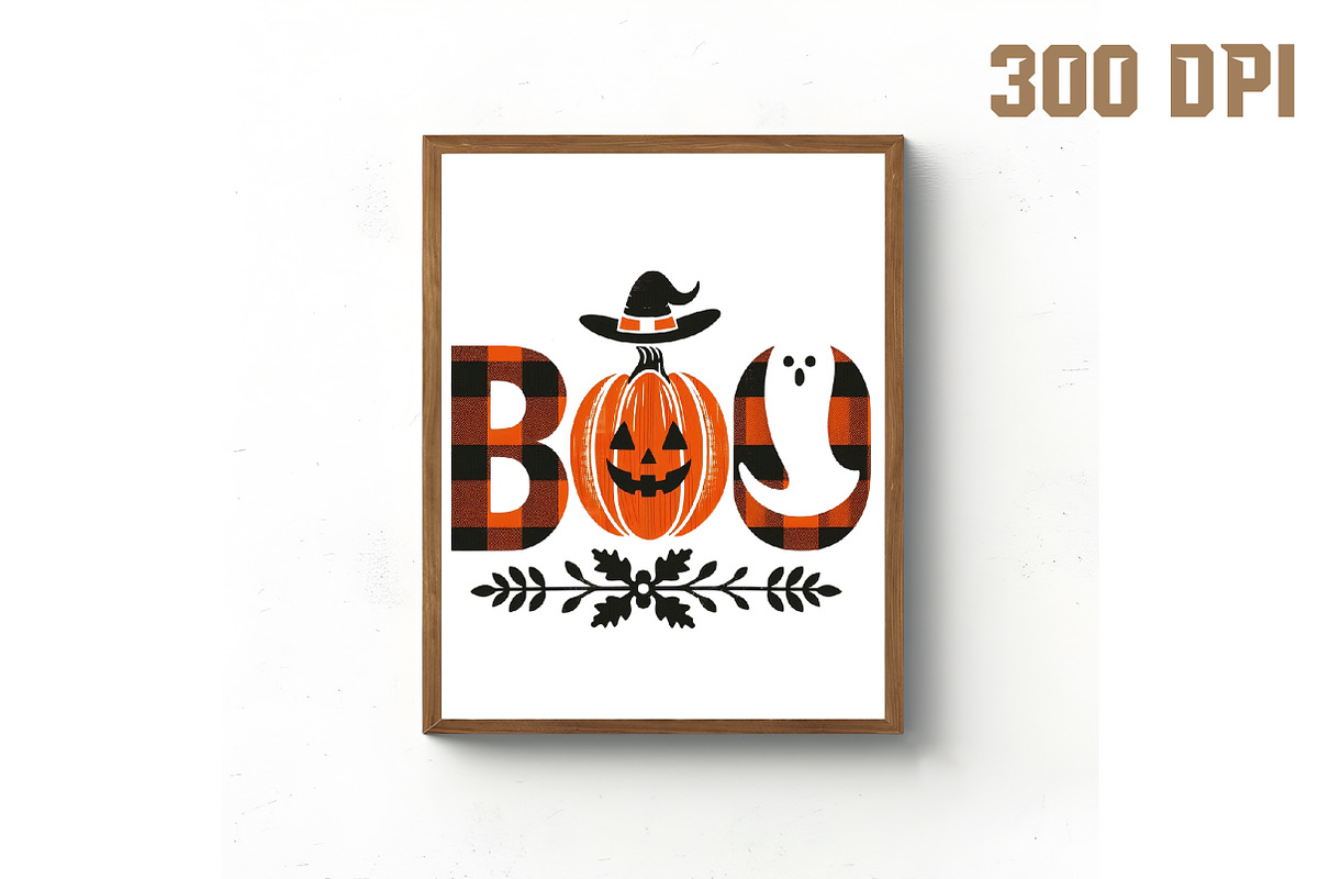 Boo. Halloween Sublimation Design, a Graphic by Libby Wishes (Photo 4 of 6)