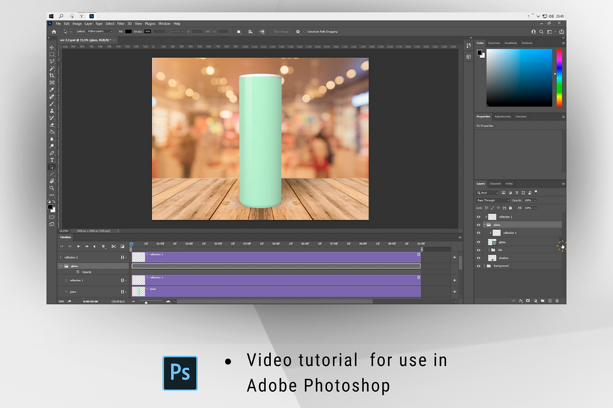 3D animated skinny tumbler mockup, a Product Mockup by Trendingdigital (Photo 6 of 7)