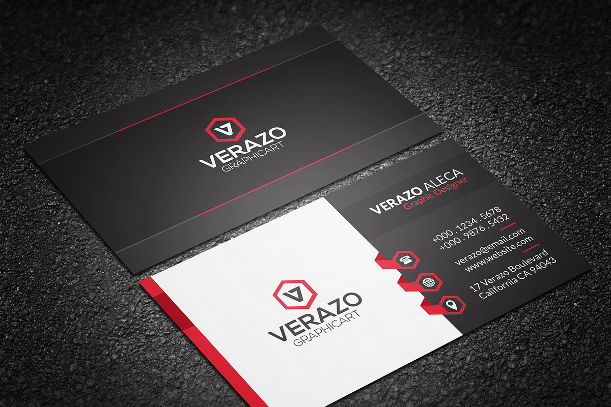 12 Business Card Mini Bundle v3, a Business Card Template by Verazo (Photo 4 of 13)