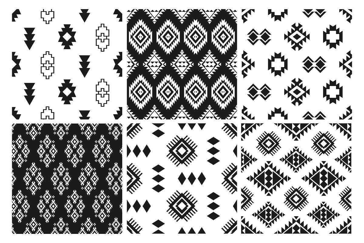 30 Aztec Southwestern Patterns Pack, a Pattern Graphic by Katrinelly (Photo 11 of 15)
