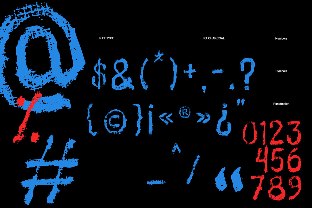 RT Charcoal - Briquette Display Font, a Handwritten Font by riff.type (Photo 6 of 9)