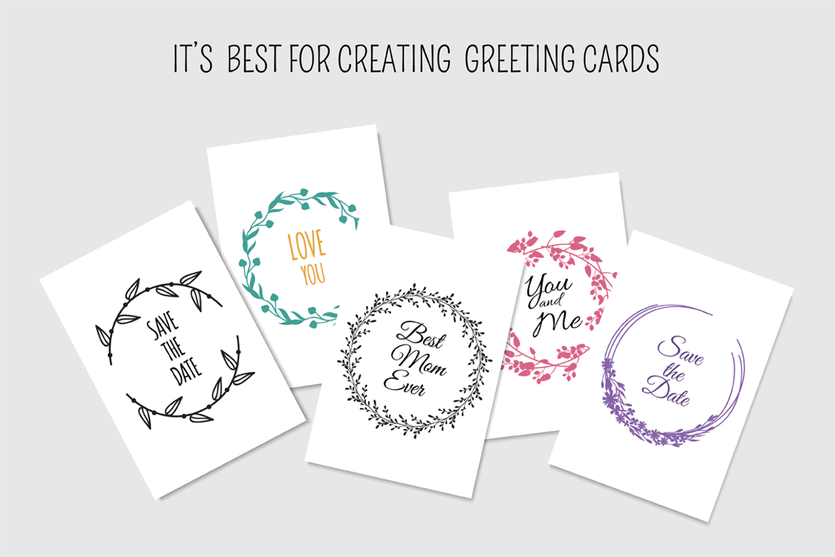 100 vector wreaths and brushes, a Graphic by ComelyPics Shop (Photo 3 of 11)