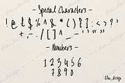 Tight Squeeze Real Handwriting Font, a Handwritten Font by Flm__design (Thumbnail 2 of 4)
