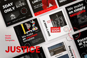 Justice - Urban Social Media Bundle