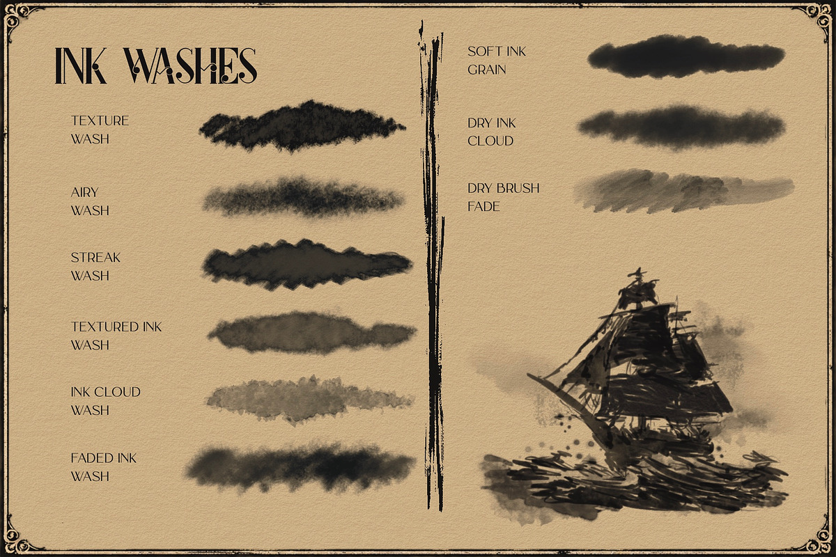 The Ultimate Ink Collection, a Brush Add-On by GRANCI STUDIOS (Photo 6 of 9)