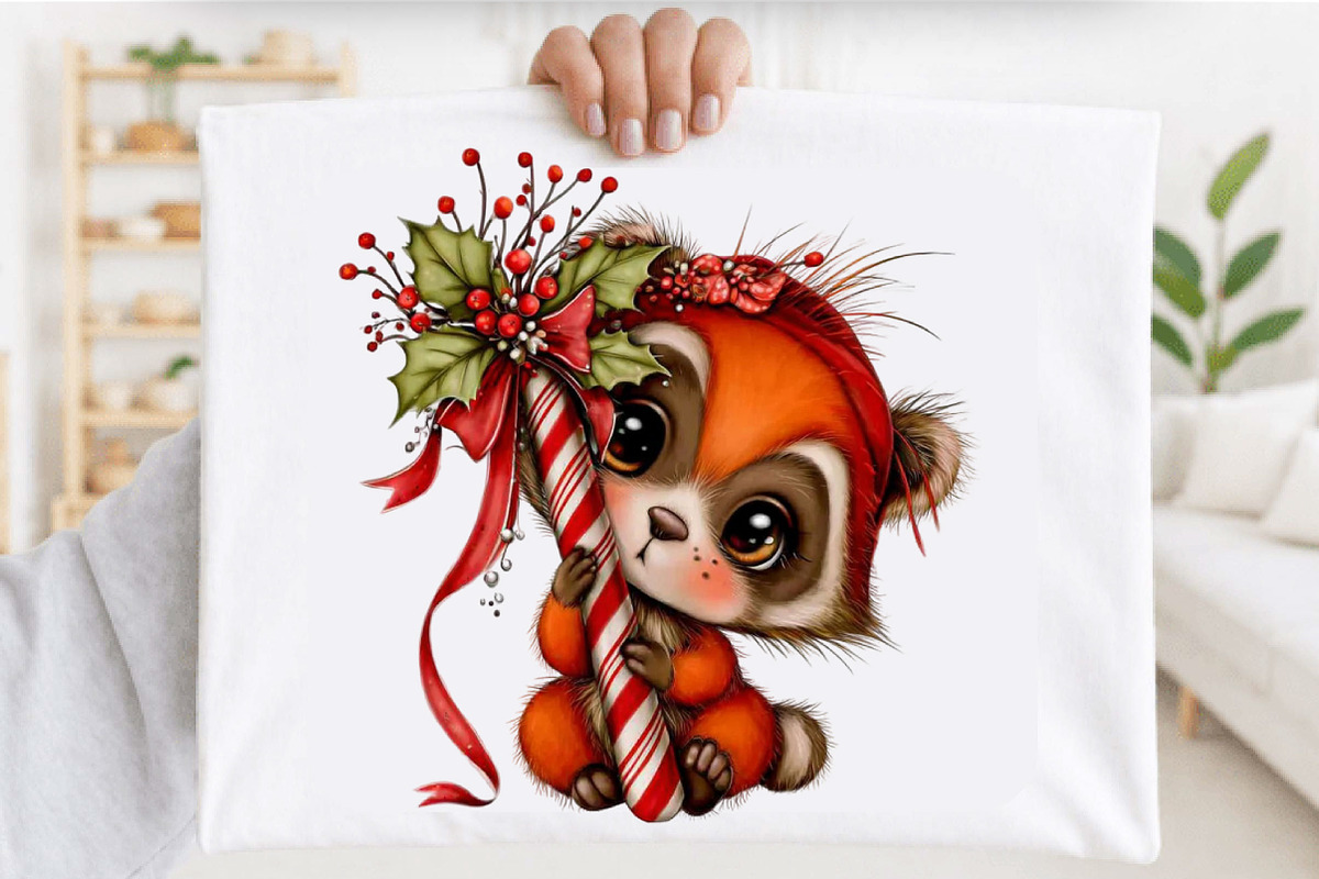 Woodland Christmas Animals Clipart, an Animal Illustration by SVGArt (Photo 5 of 5)