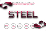 Pink Metal - Editable Text Effect, a Layer Style Add-On by rwgusev (Thumbnail 2 of 5)