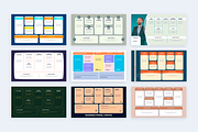 Business Model Canvas Illustrator, a Presentation Template by Slidesmash (Thumbnail 2 of 4)