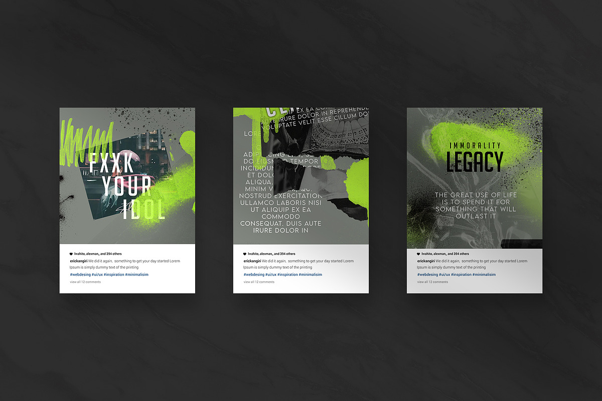 Vandalsm Puzzle Instagram Feed, a Social Media Template by Azruca (Photo 7 of 7)