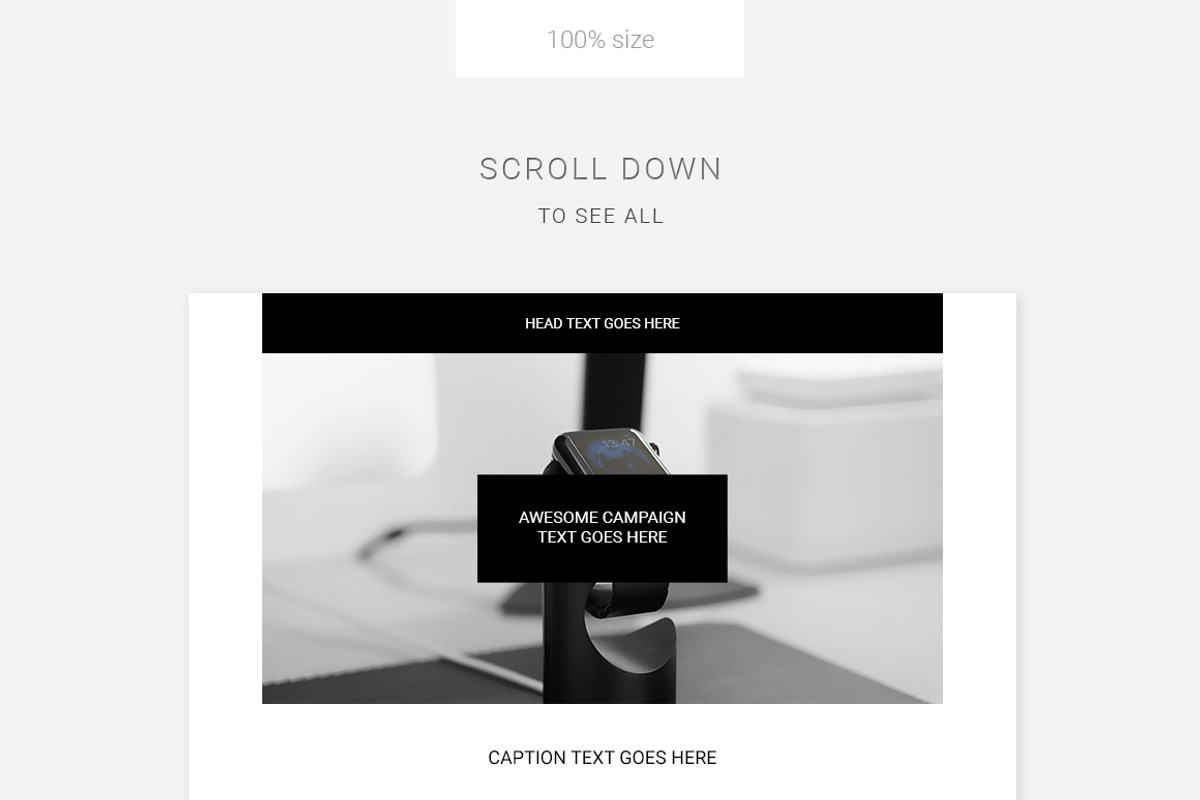 Clean E-newsletter Pack, an Email Template by Swiss_cube (Photo 7 of 7)