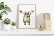 Christmas Baby Clothesline Clipart, an Illustration by Canvas Craft (Thumbnail 6 of 7)