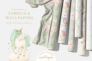 Watercolor Magic Rainbow Unicorn Set, a Decorative Illustration by Carol Lozove (Thumbnail 34 of 74)