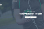 CubePlus HTML5 Responsive Template, a Bootstrap Template by PixelCoder (Thumbnail 3 of 6)