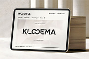 KLOEMA Logo Modern Bold Font, a Sans Serif Font by WhymoreArt (Thumbnail 5 of 11)