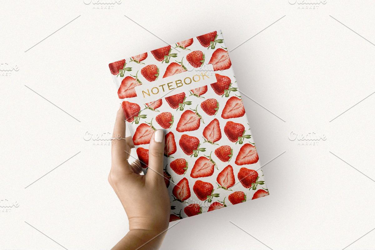 Strawberry watercolor illustrations, a Food Illustration by Fedulova Art (Photo 16 of 17)