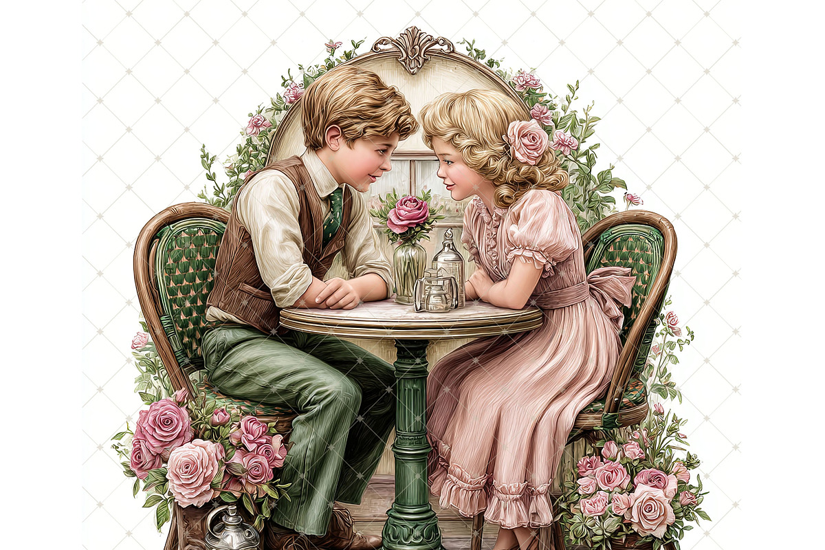 Romance Time Clipart JPG, a Person Illustration by Memories By Lea (Photo 6 of 20)