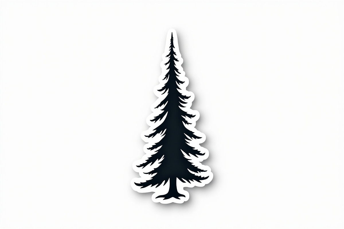 8 Pine Tree Silhouette Bundle, an Illustration by hafijul (Photo 4 of 9)