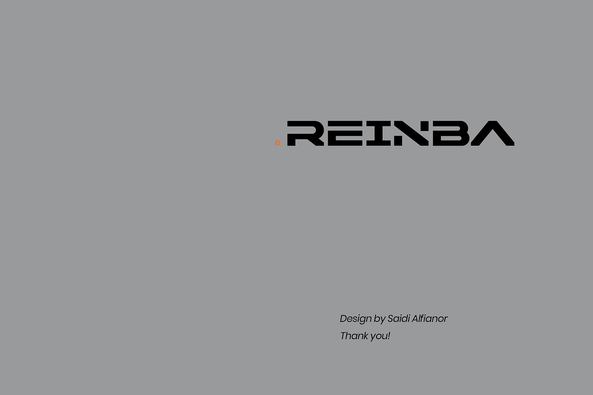 REINBA Extended Sans Serif Font, a Sans Serif Font by sentype (Photo 7 of 7)