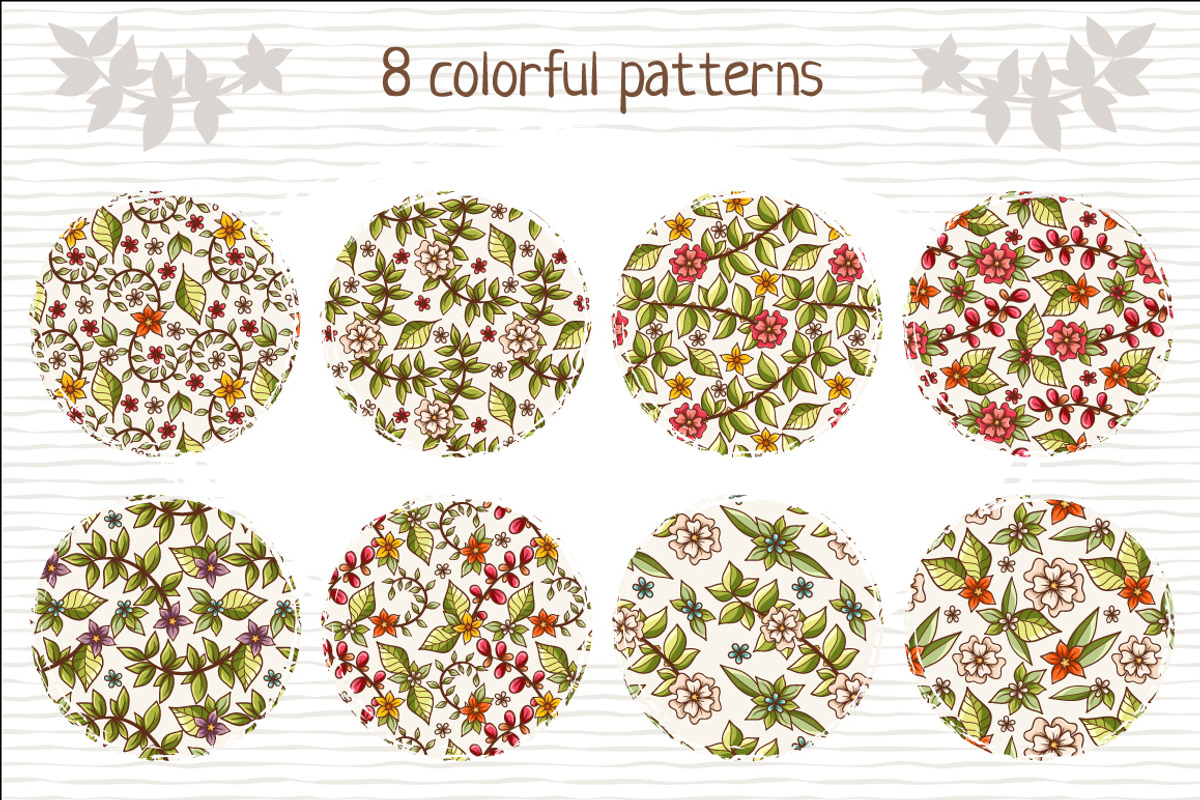 16 floral patterns preview 2