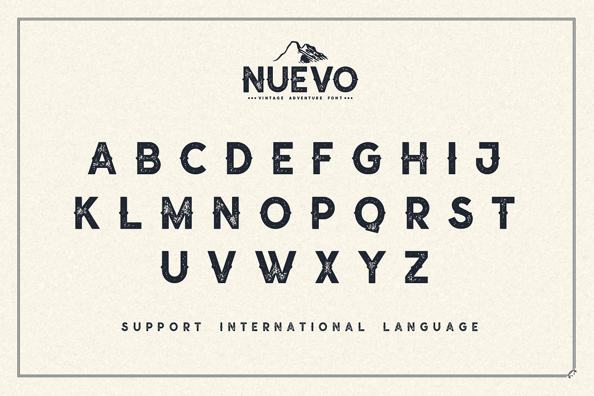 Nuevo - Vintage Adventure Font preview 5